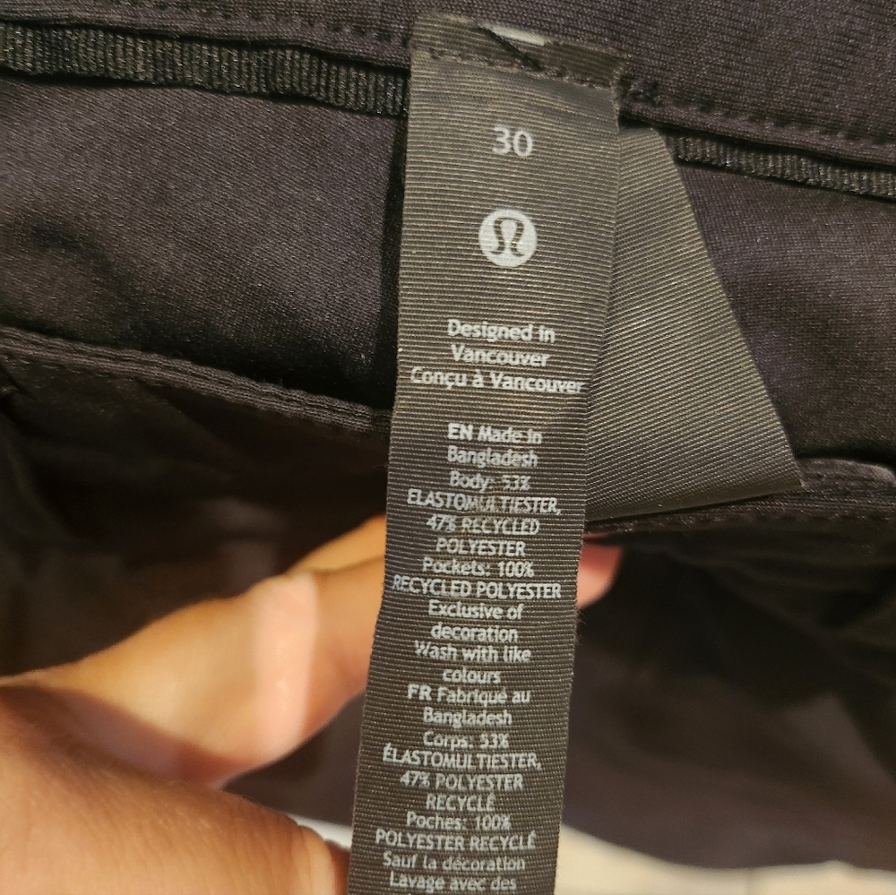 Lululemon men pants size 30 - Picture 4 of 4